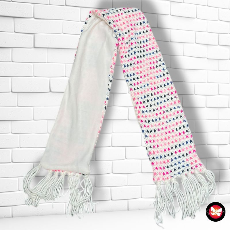 Bufanda de colorines reversible polar