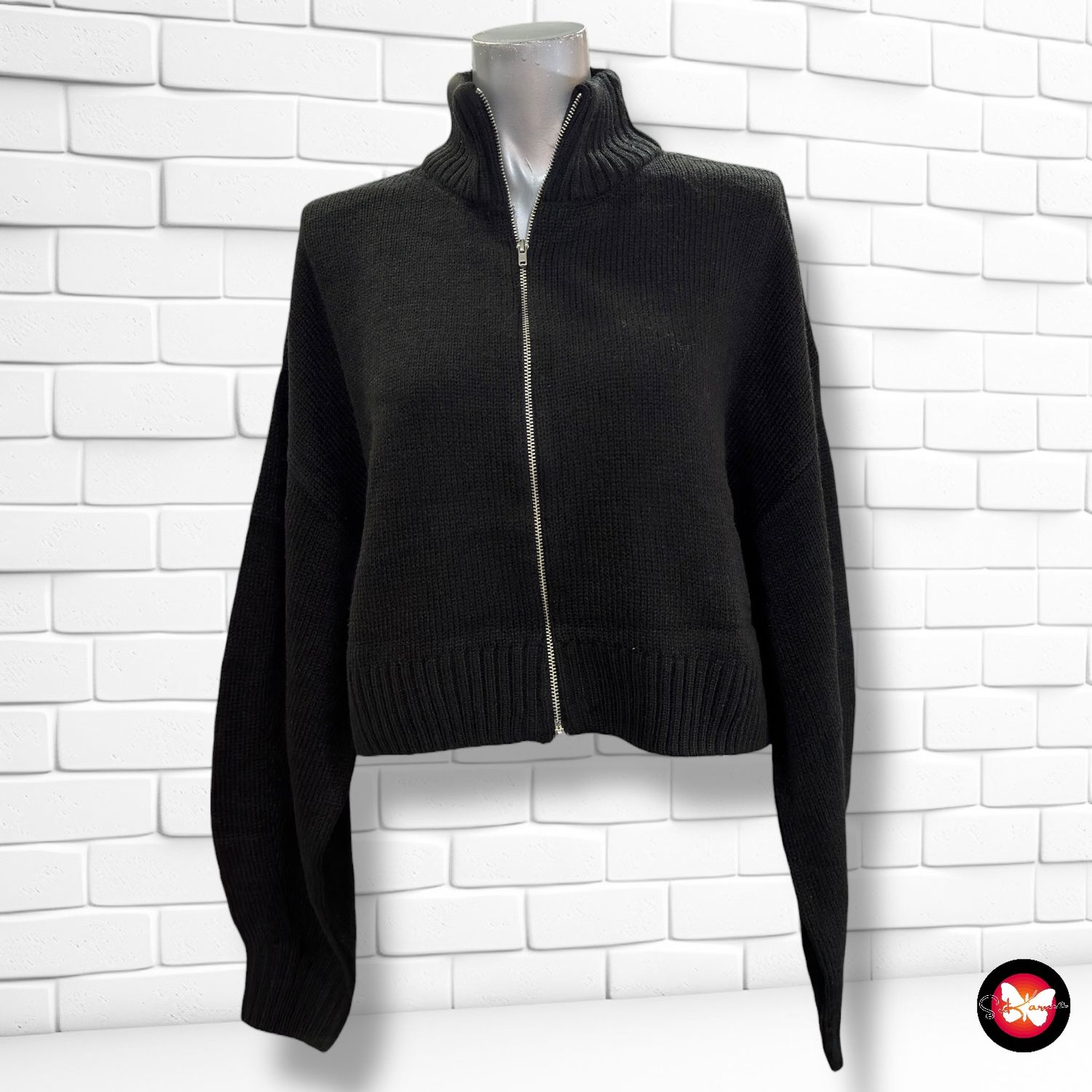 **HOY** Chaqueta de punto con cremallera DIVIDED Talla M