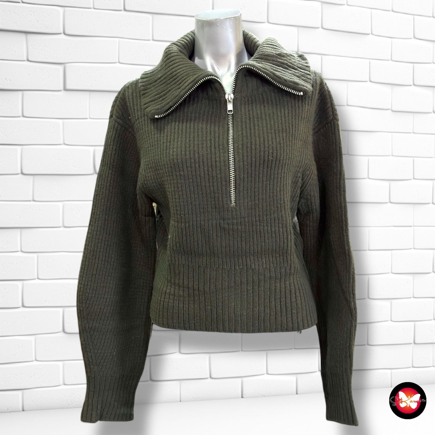 **HOY** Jersey de manga larga con cremallera H&amp;M Talla S