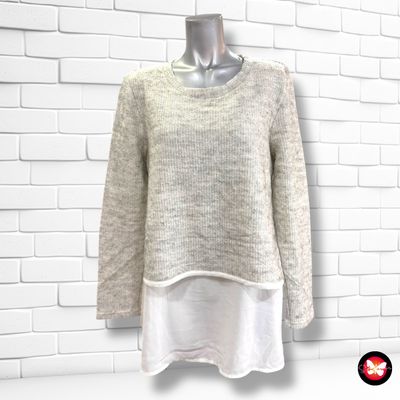 **HOY** Jersey de manga larga con bajo de blusa YESSICA Talla M
