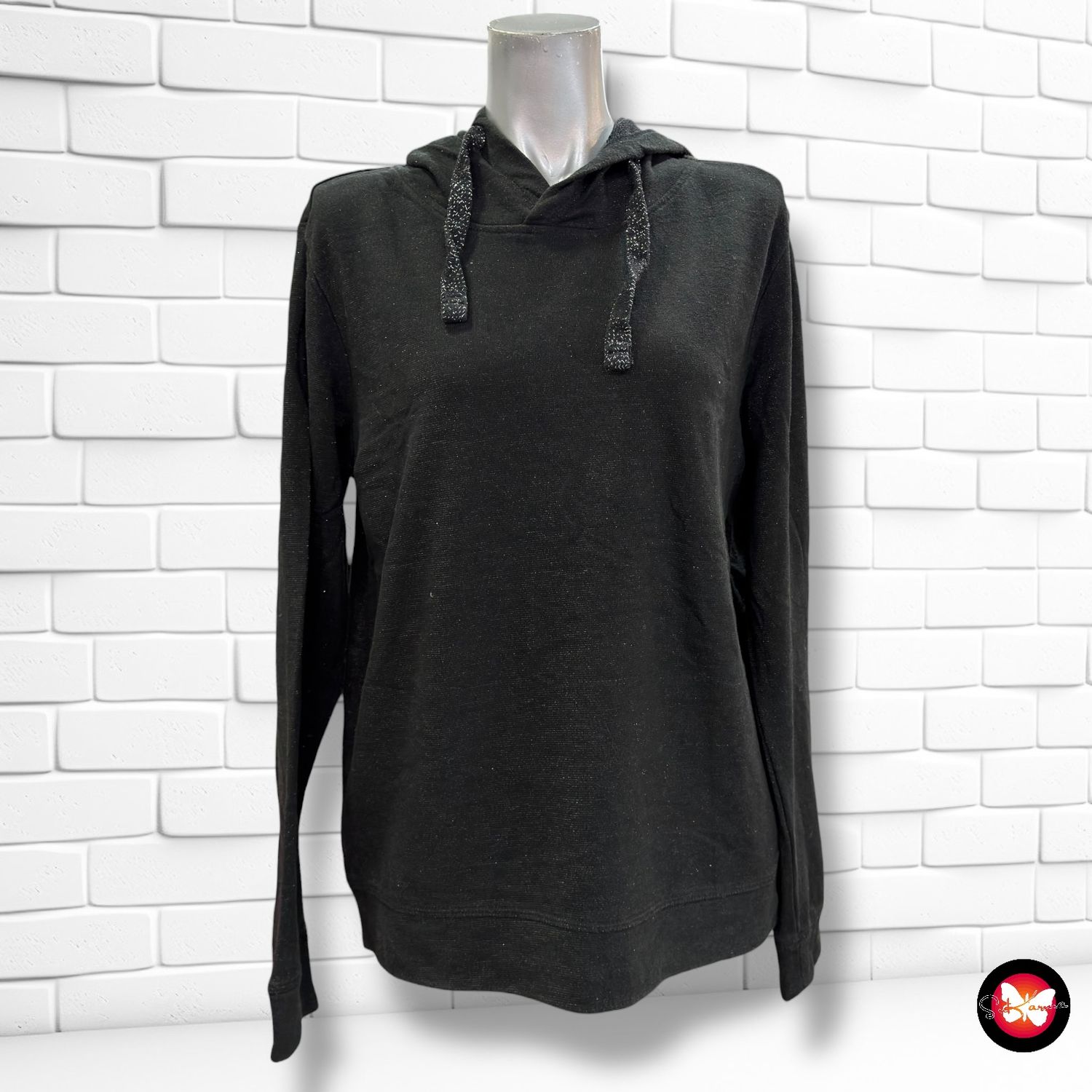 **HOY** Sudadera básica con brillo UP2FASHION Talla S/M