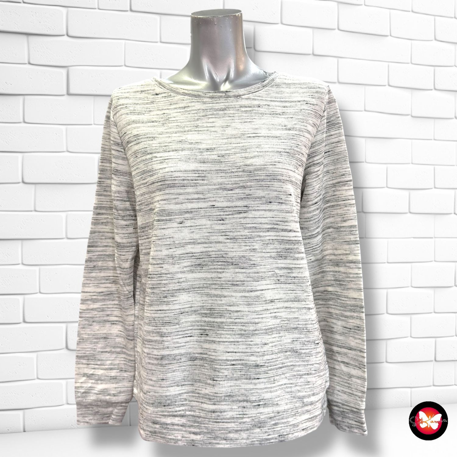 **HOY** Sudadera básica jaspeada CLOCKHOUSE Talla M