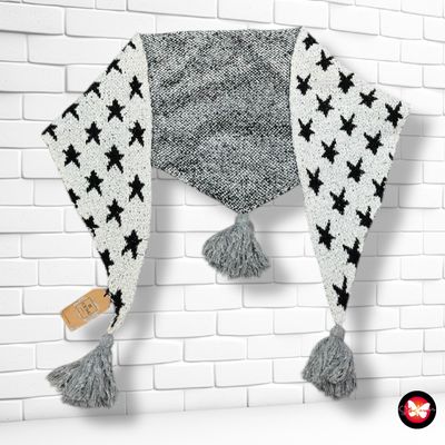 **HOY** Bufanda de picos y estrellas