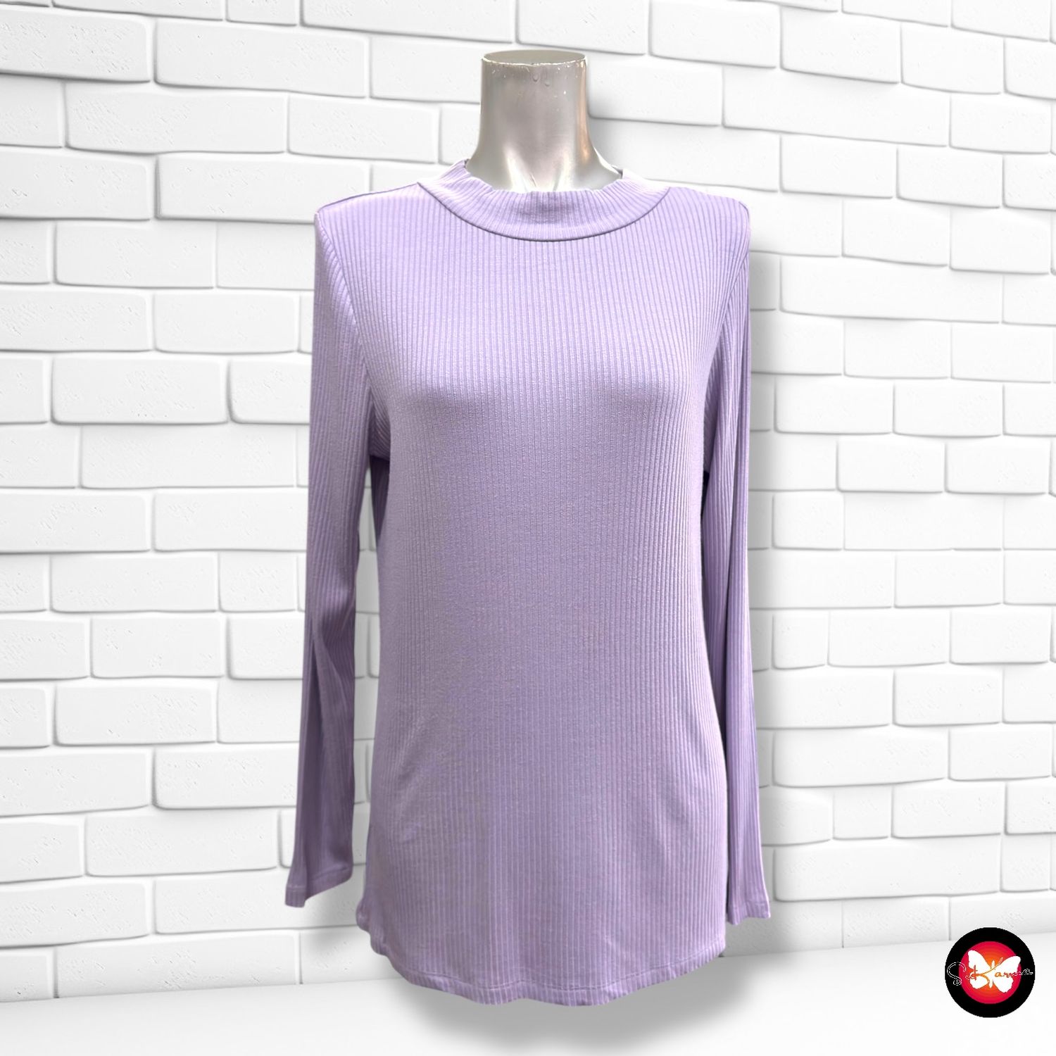 **HOY** Camiseta de manga larga canalé Talla 36/38 (grande)