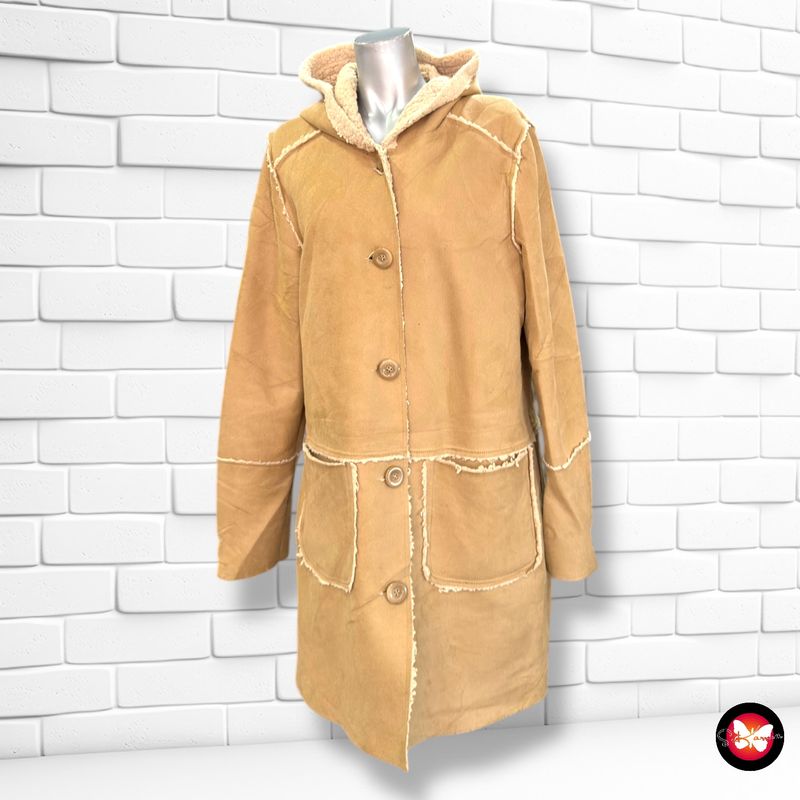 Abrigo de borreguito con capucha ONLY Talla XL (pequeña)