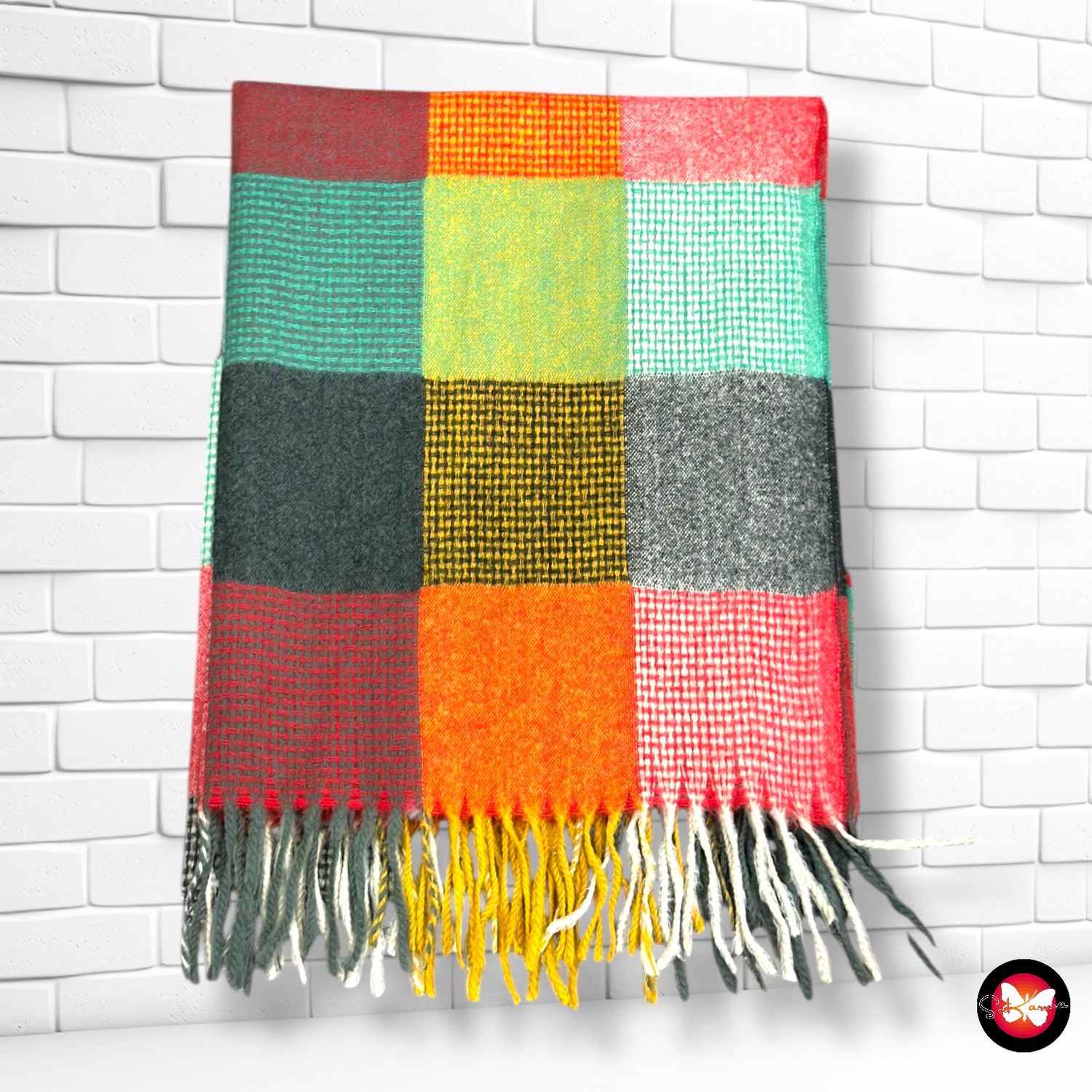 **HOY** MAXI Bufanda de cuadros