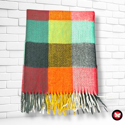 **HOY** MAXI Bufanda de cuadros