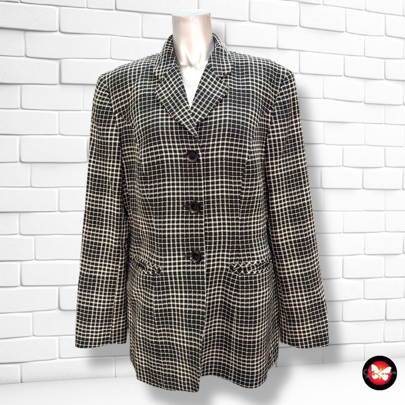 Blazer de cuadritos KS SELECTION Talla 44/46