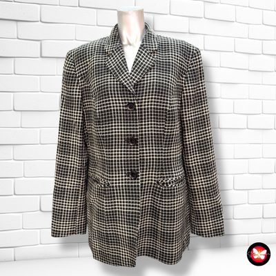 **HOY** Blazer de cuadritos KS SELECTION Talla 44/46