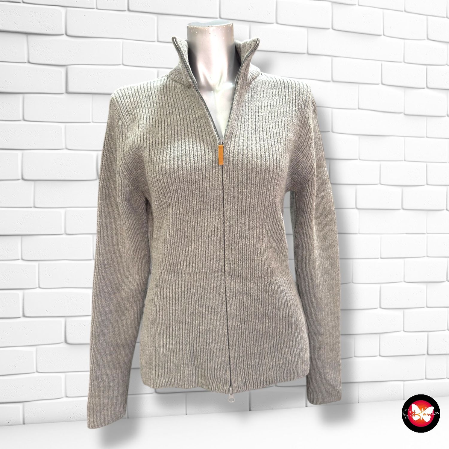 Chaqueta de punto con cremallera TCM Talla 40/42