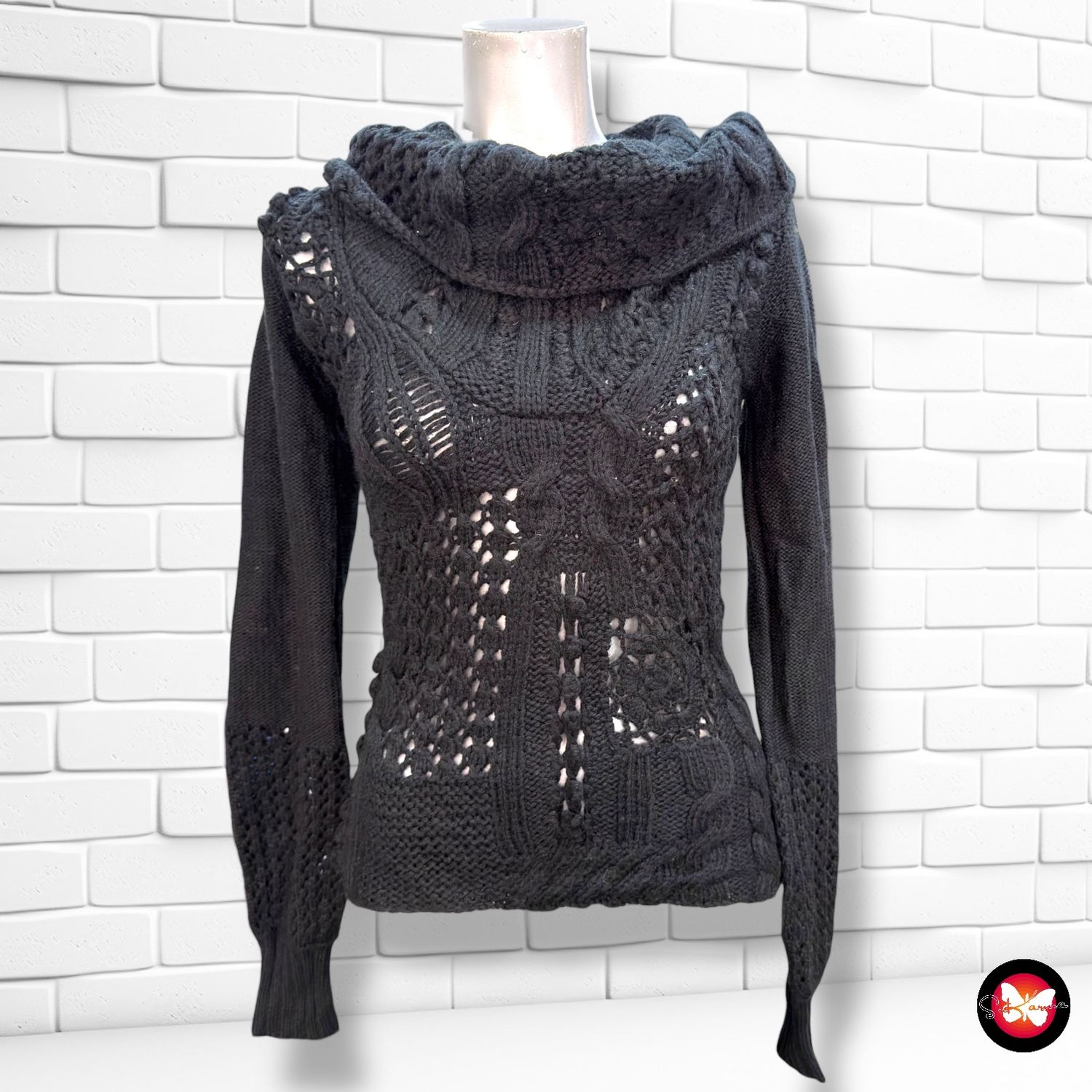 Jersey de manga larga y cuello vuelto RIVER ISLAND Talla 34 (8UK)