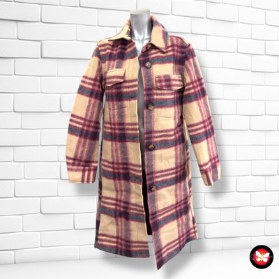 **HOY** Abrigo de paño tipo leñador H&amp;M Talla XS