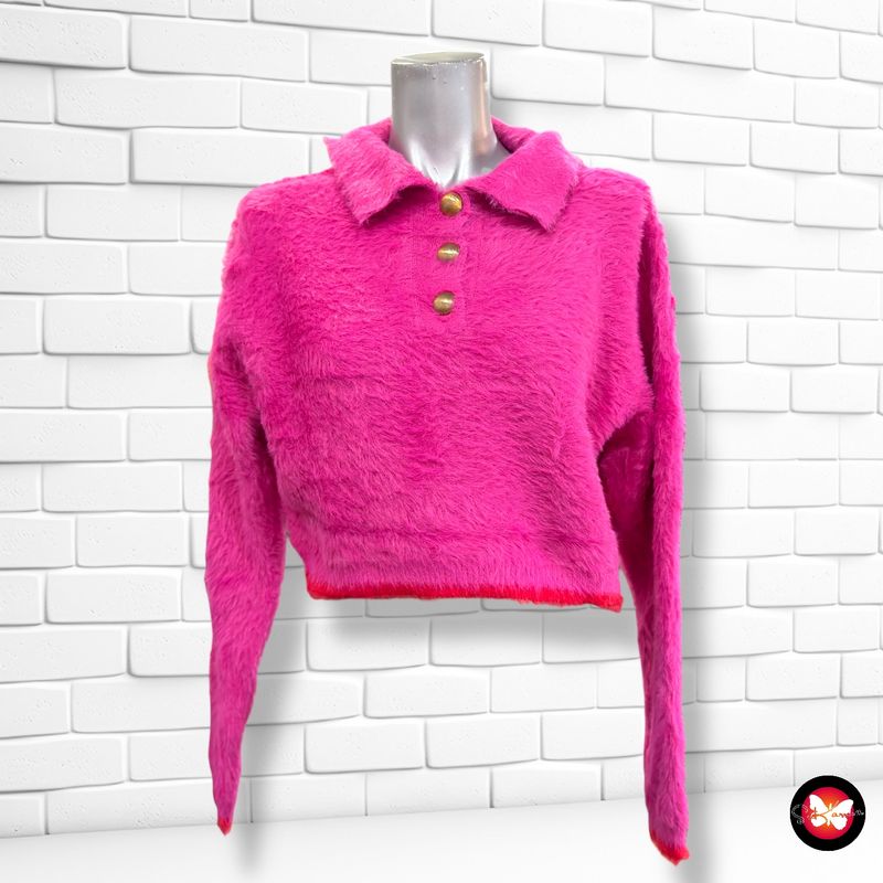 Jersey cropped peludito LOAVIES Talla XS