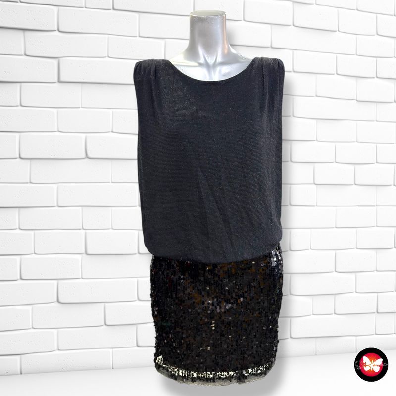 **HOY** Vestido de noche con lentejuelas FÓRMULA JOVEN Talla 38