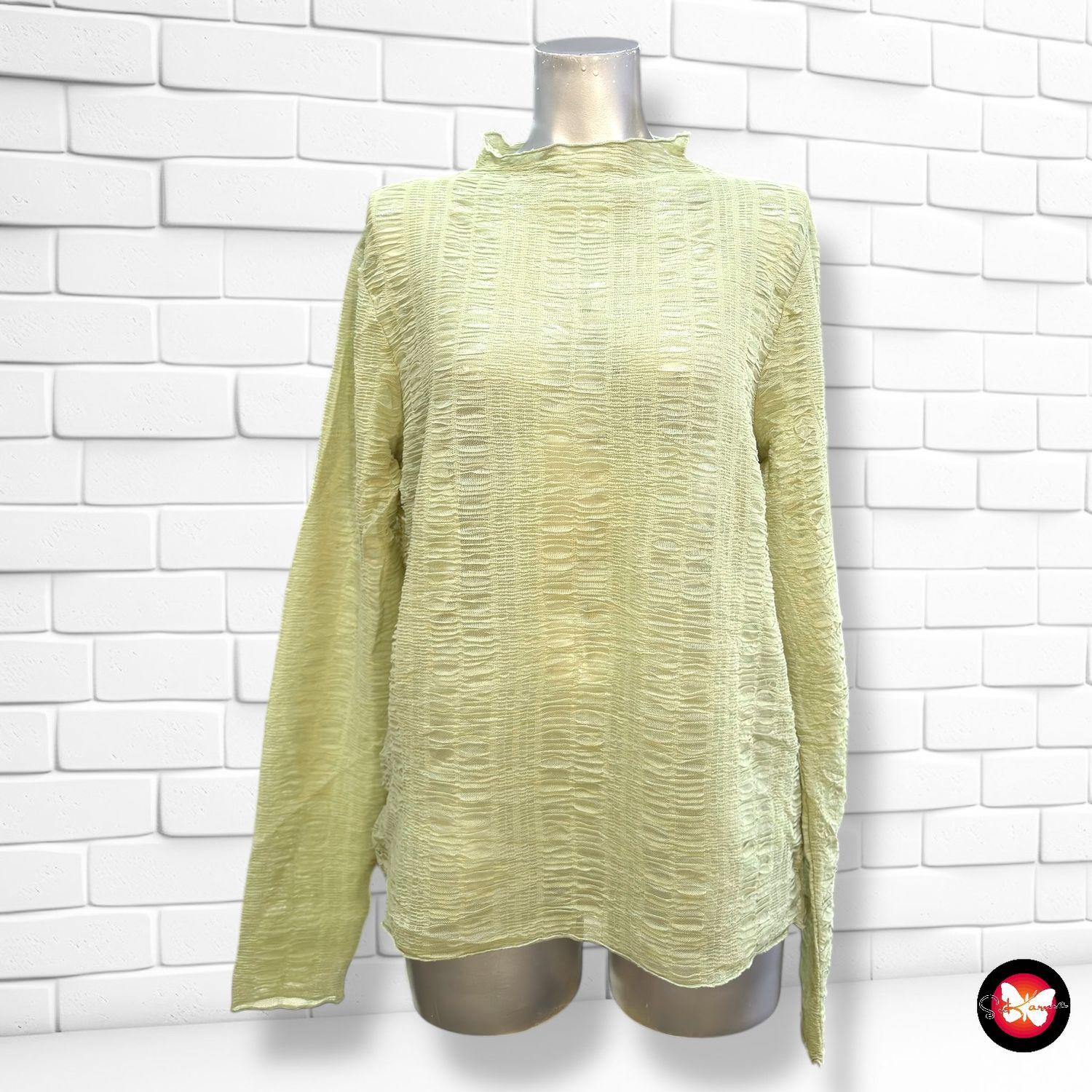 **HOY** Blusa traslúcida H&amp;M Talla XL