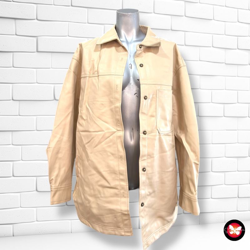 **HOY** Chaqueta sobre camisa de piel sintética H&amp;M Talla M