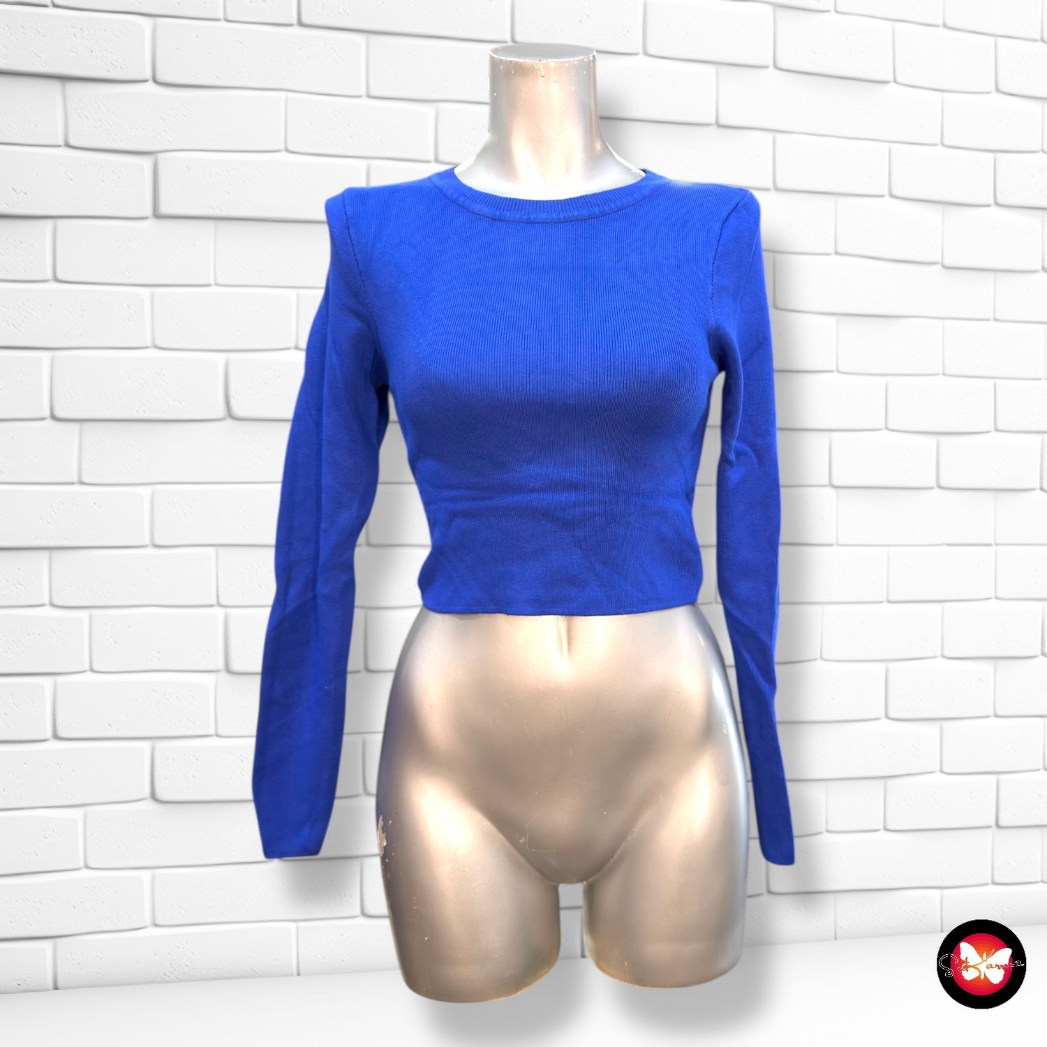 **HOY** Jersey de manga larga cropped ZARA Talla M (pequeña)