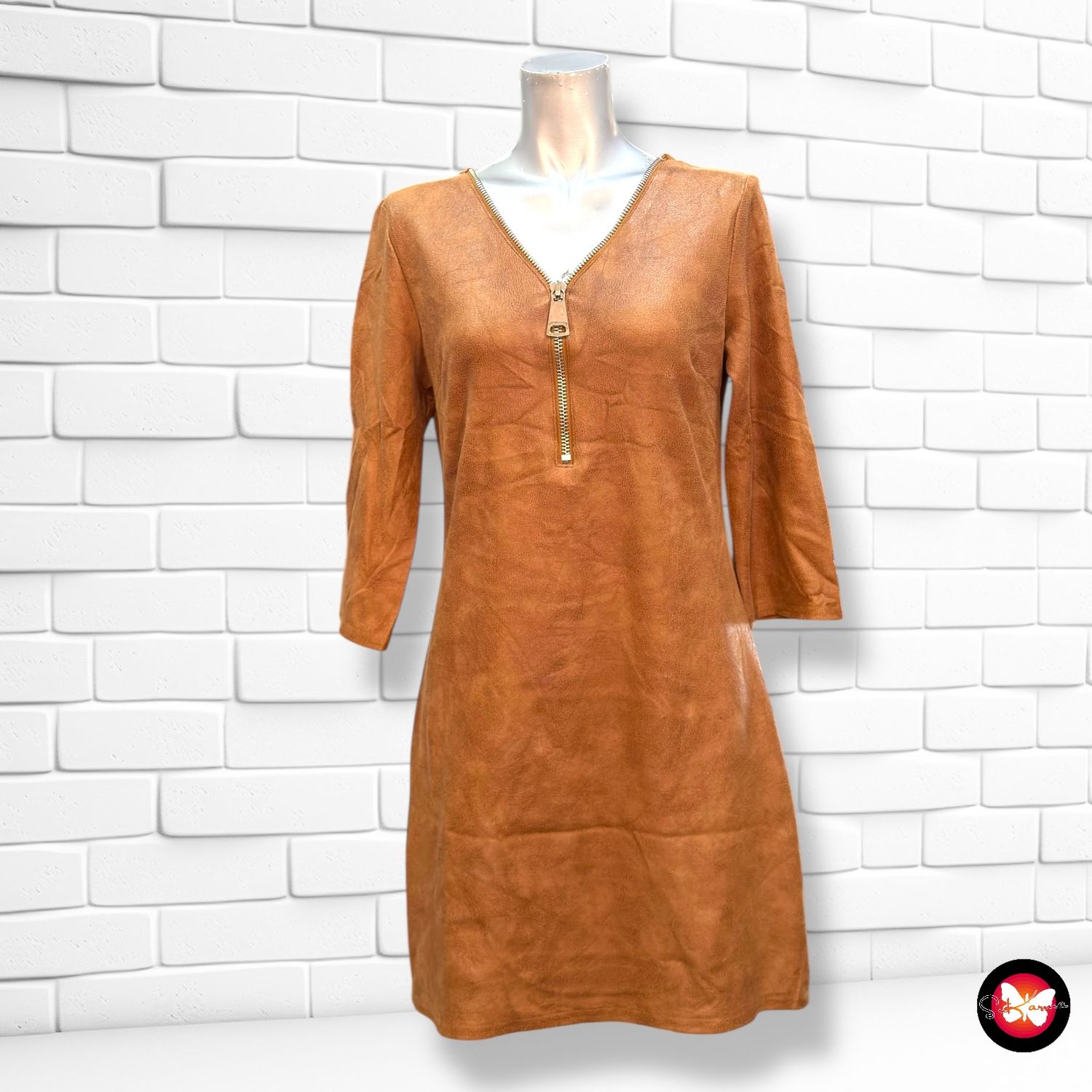 **HOY** Vestido tipo antelina Talla S