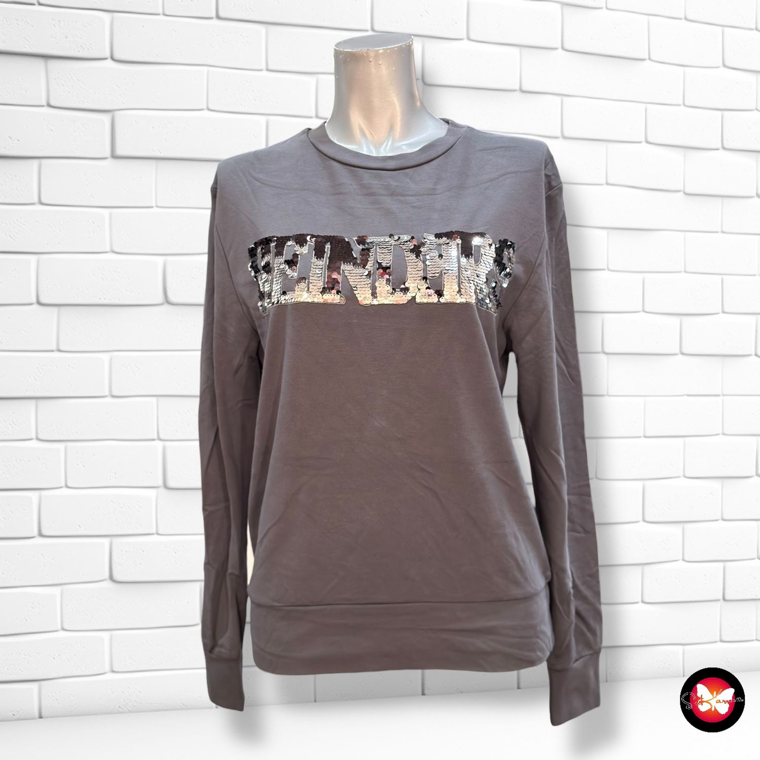 **HOY** Sudadera con lentejuelas REINDERS Talla XS