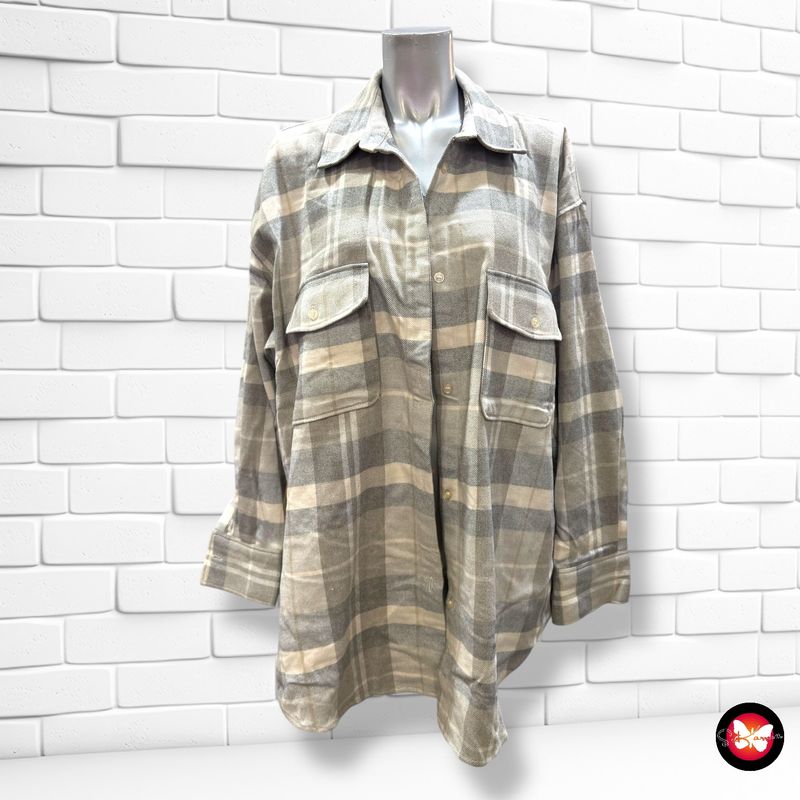 **HOY** Chaqueta sobre camisa de paño H&amp;M Talla L/XL