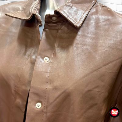 Chaqueta sobre camisa de piel sintética PRIMARK Talla 34