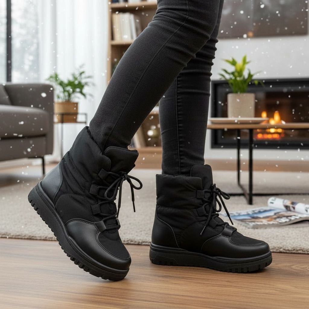 Botines acolchados tipo nieve SINSAY T36