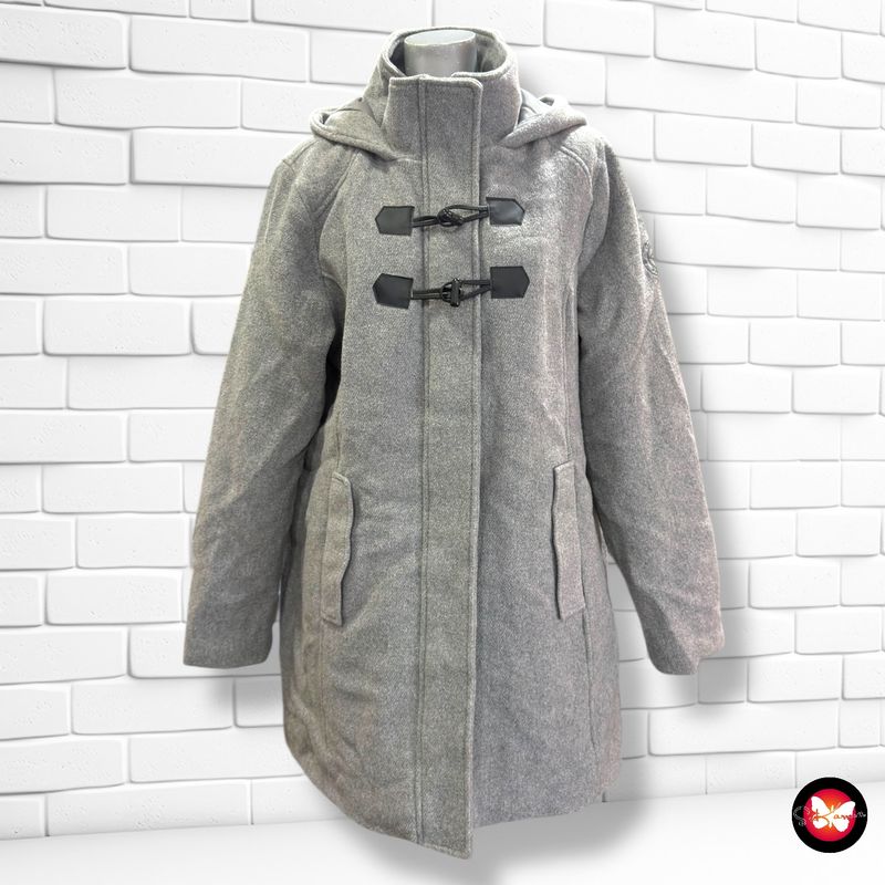 **HOY** Abrigo acolchado de paño con capucha GINA Talla 44