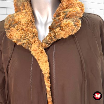 Chaquetón acolchado con pelito DOLORES DENGRA Talla L (grande)