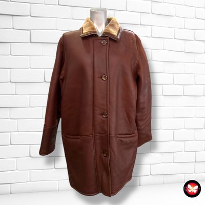 **HOY** Chaquetón de piel con borreguito MADDOX Talla L/XL