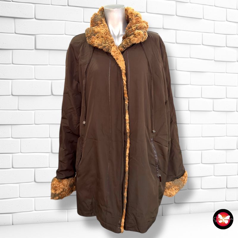 **HOY** Chaquetón acolchado con pelito DOLORES DENGRA Talla L (grande)