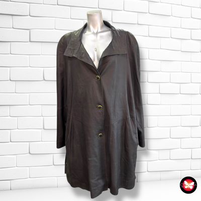 **HOY** Chaquetón de piel vintage VON HOLDT Talla 46/48
