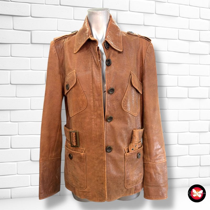 **HOY** Chaqueta de piel rústica NOUHAILA CUIR Talla 42