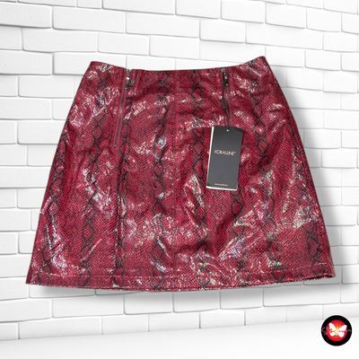 **HOY** Falda de piel sintética serpiente KORALLINE Talla XS