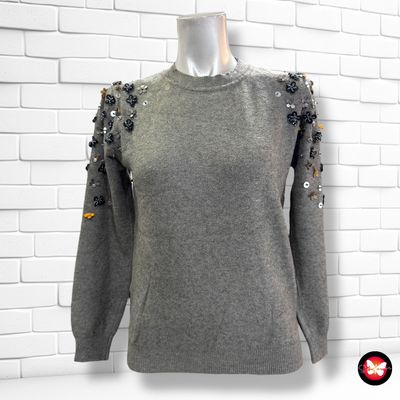 **HOY**Jersey de manga larga con pedrería LAMORENA Talla M