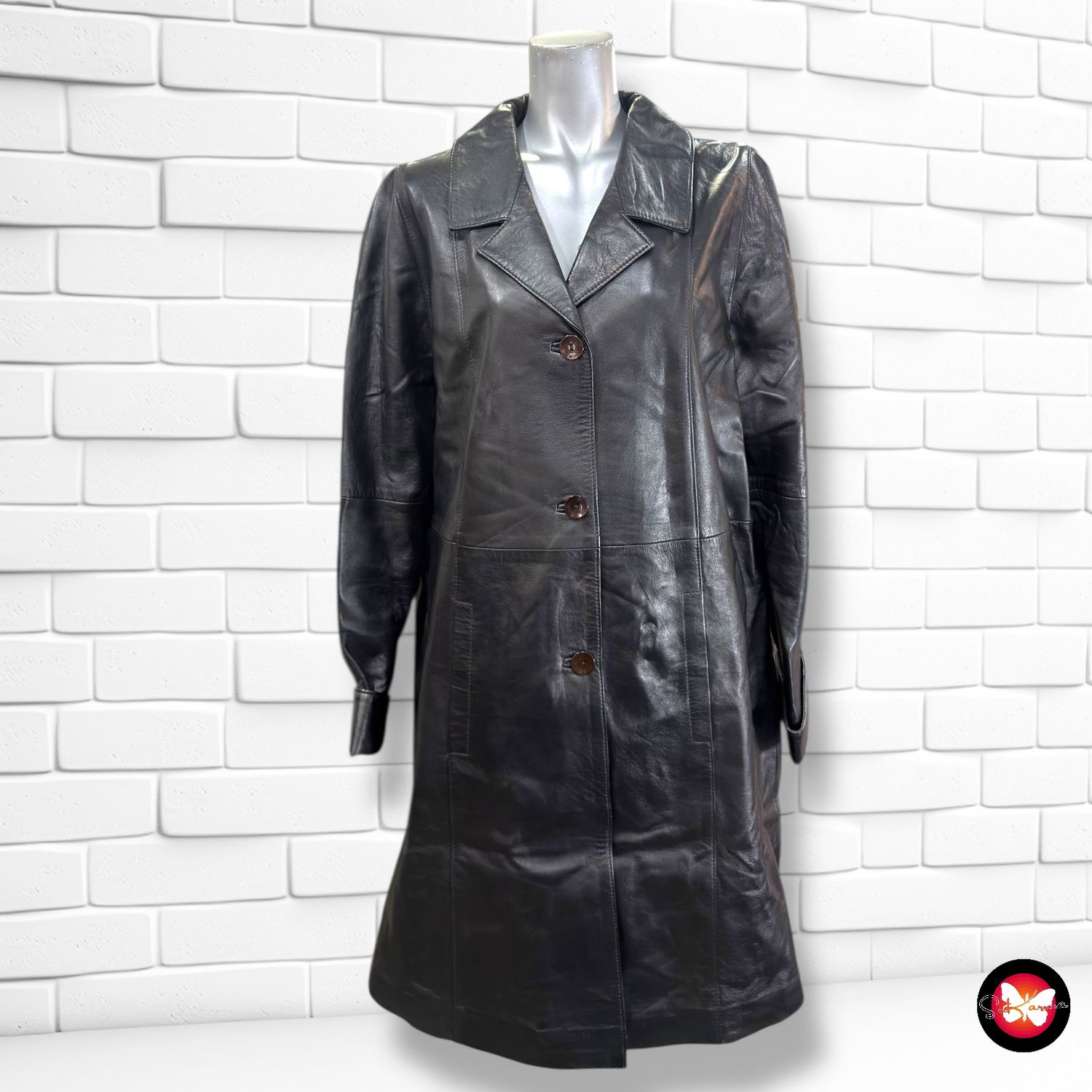 Chaquetón de piel B&amp;B para EL CORTE INGLÉS Talla 42