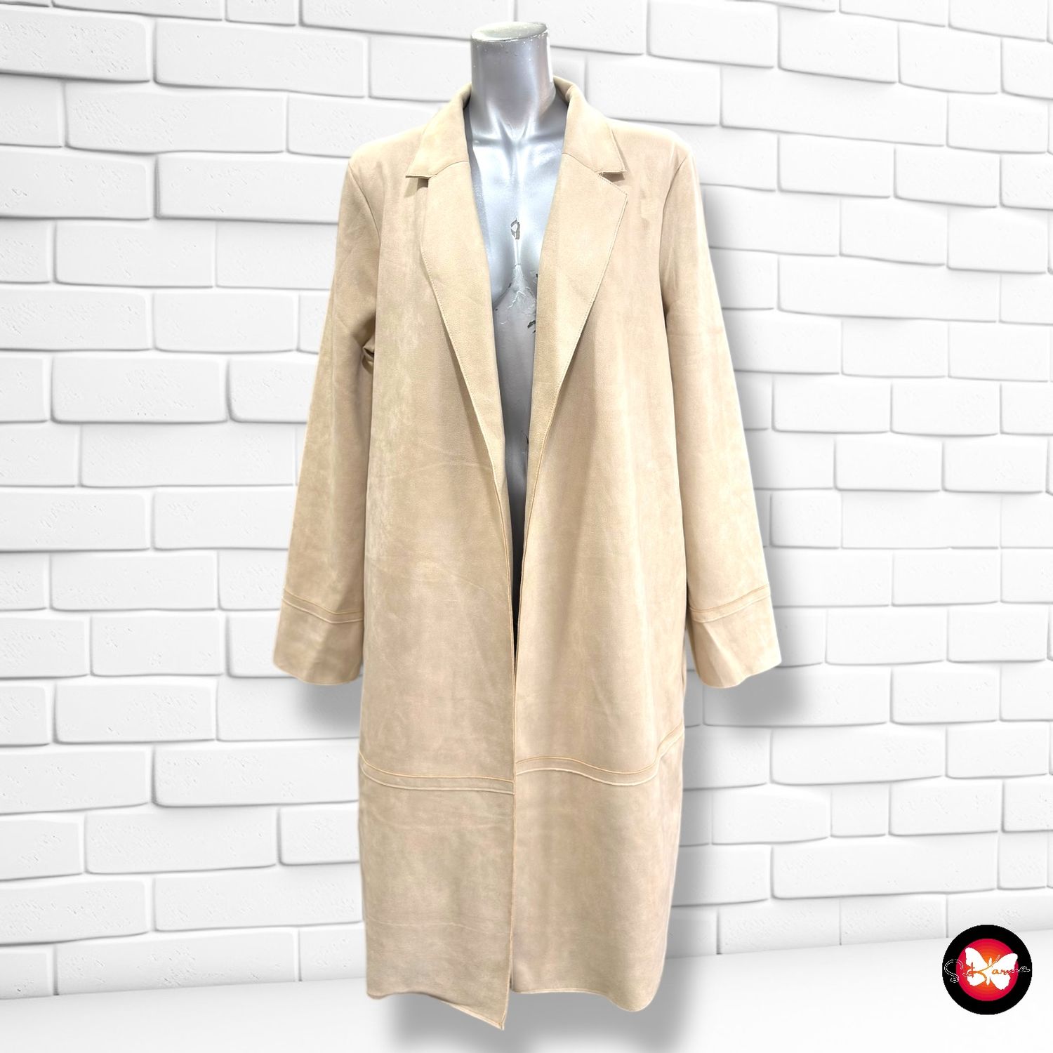 Abrigo de antelina ZARA Talla L