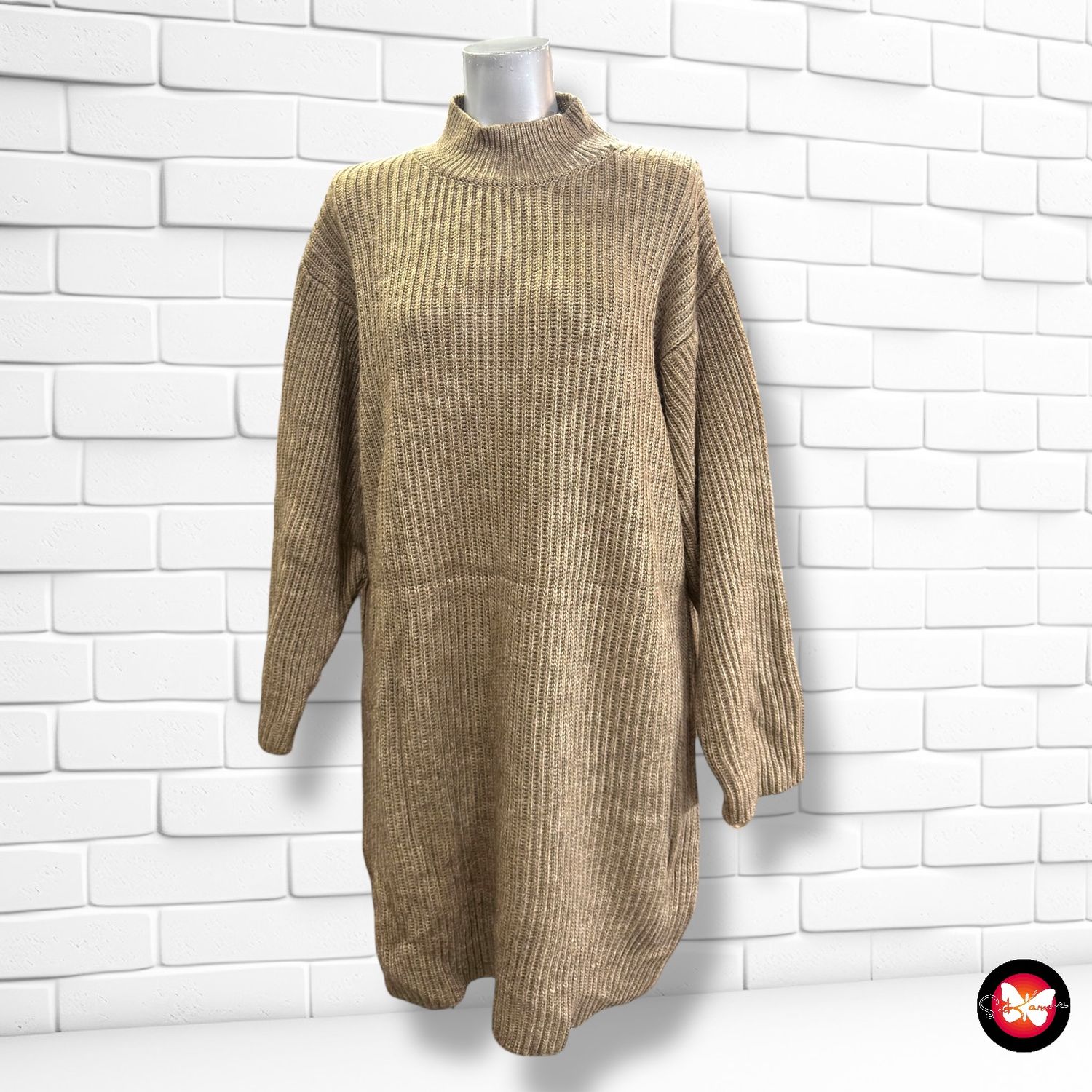 MAXI Jersey de manga larga EKRU Talla Única