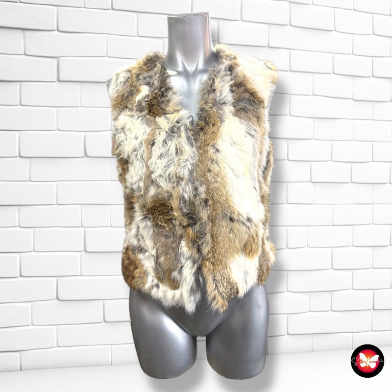 Chaleco de punto con conejo ELOGY Talla 46 (muy pequeña)