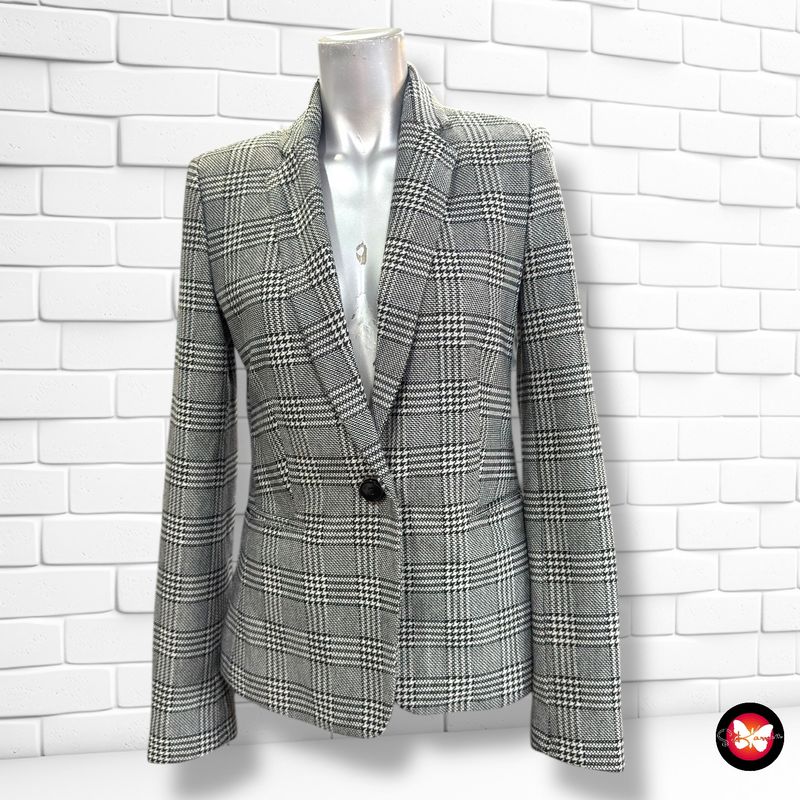 Blazer estampado Principe de Gales MANGO Talla S