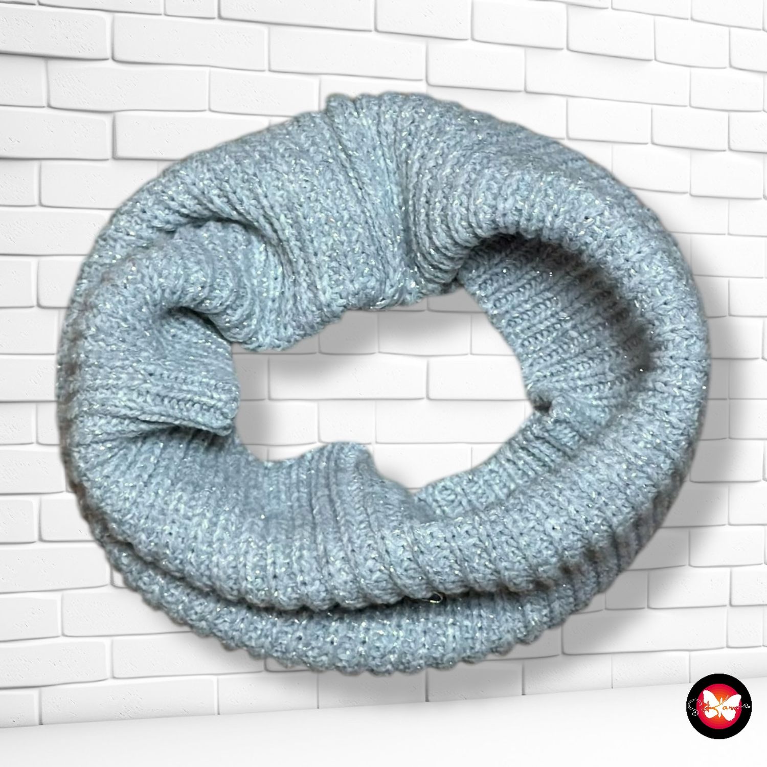 Cuello de punto con lurex