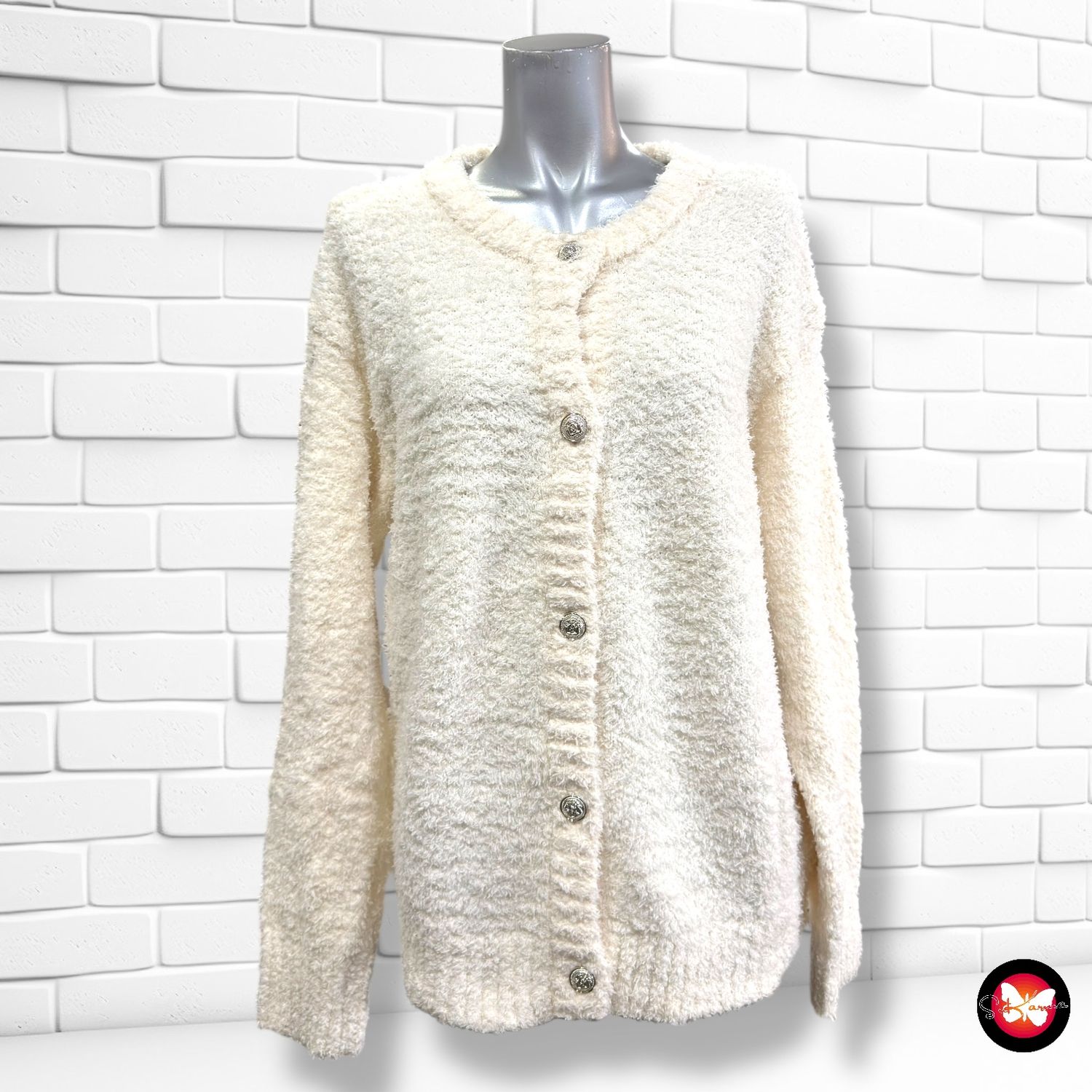 Chaqueta de punto peludita ESMARA Talla L (grande)