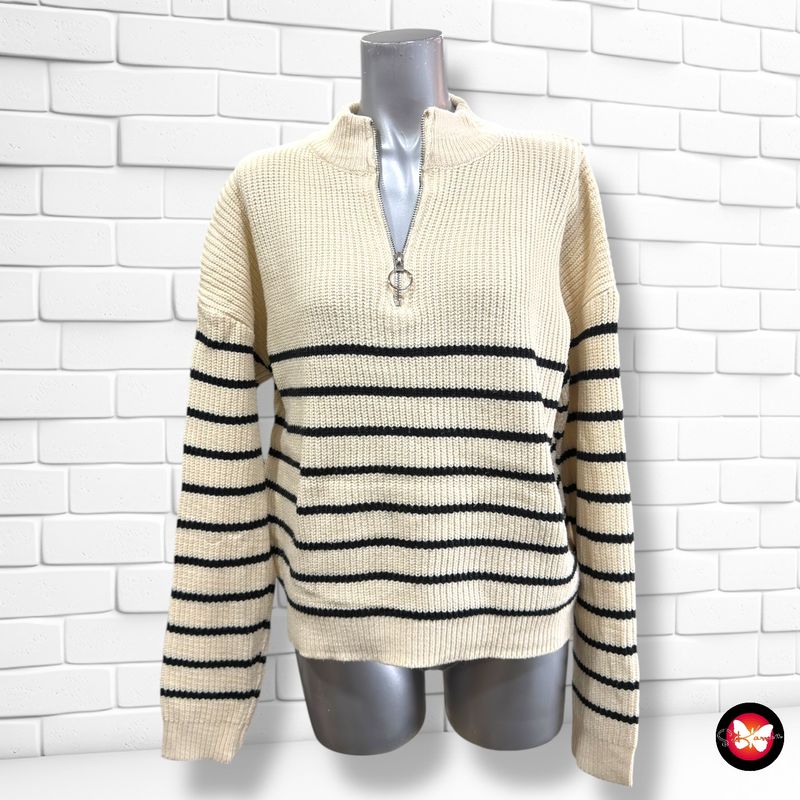 **HOY** Jersey de manga larga con rayitas SHEIN Talla S