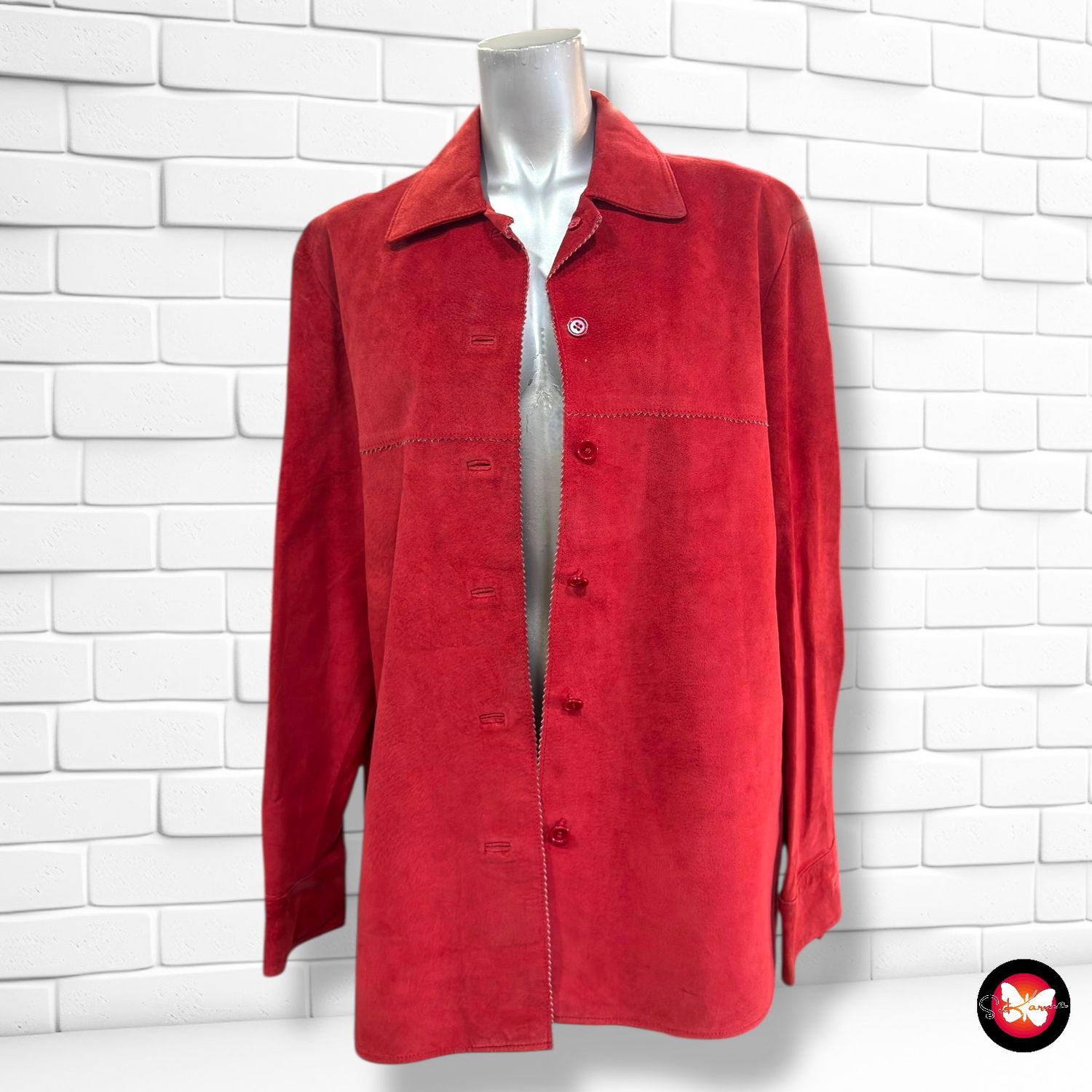 Chaqueta sobre camisa de ante ZARA Talla M