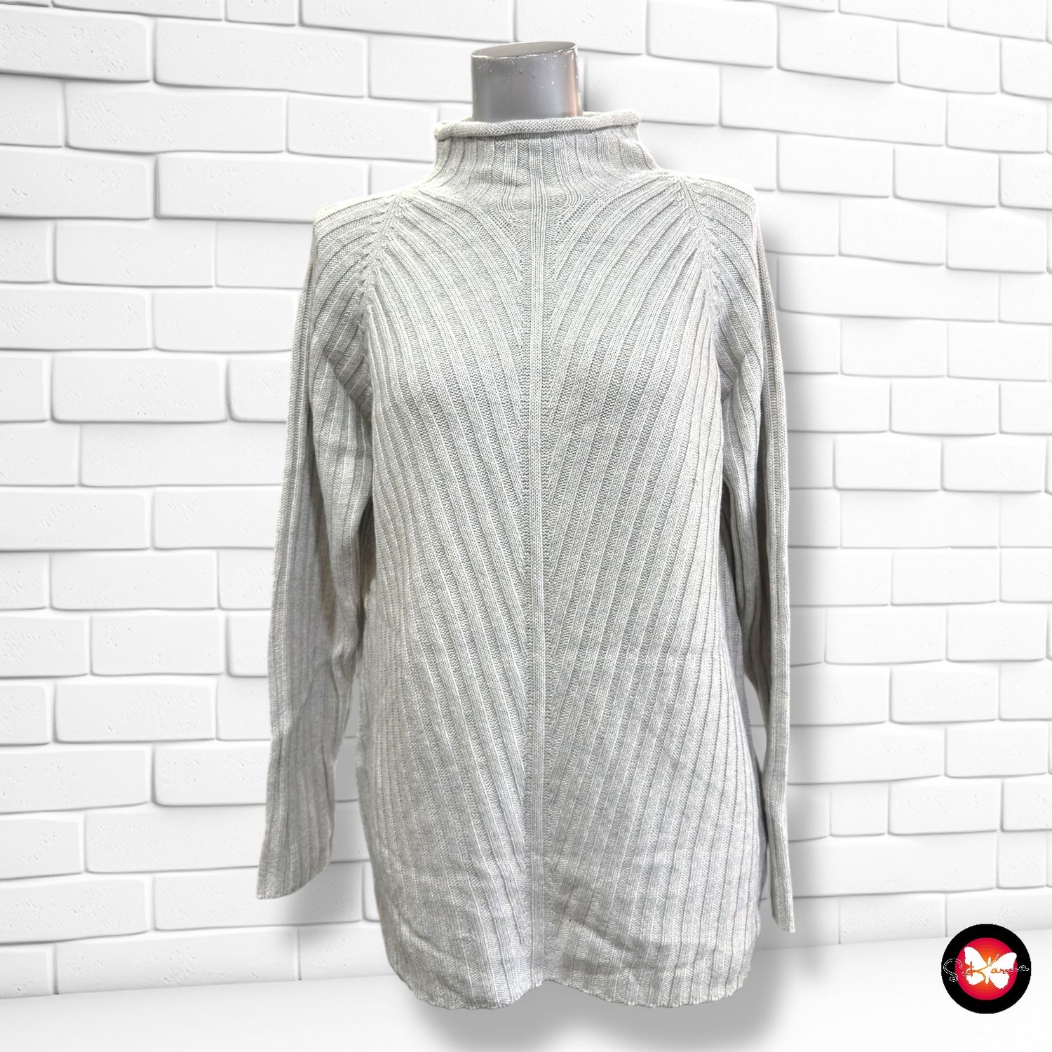 Jersey de manga larga y cuello cerrado Talla M