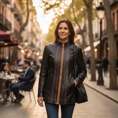 **HOY** Chaqueta de piel Talla 44