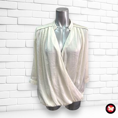 Blusa cruzada con escote LINCK Talla S