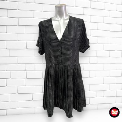 Vestido de lunares plisado ZARA Talla S