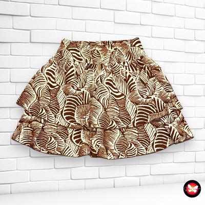 Falda con volantes COTTON CLUB Talla XS