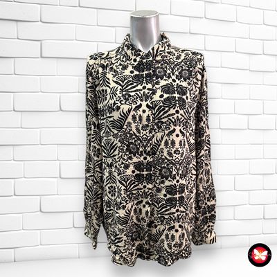 Camisa de manga larga de flores YAYA WOMEN Talla 36