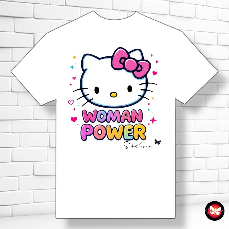 Camiseta feminista "KITTY·H"